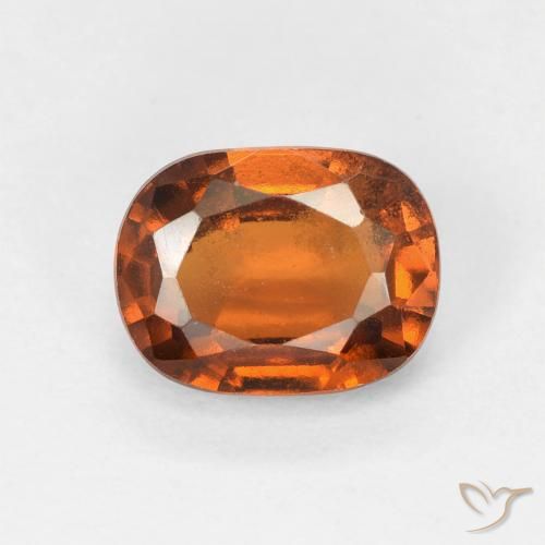 1.69ct Natürlicher Erdiges Orange Hessonit-Granat, Kissen, VVS-VS