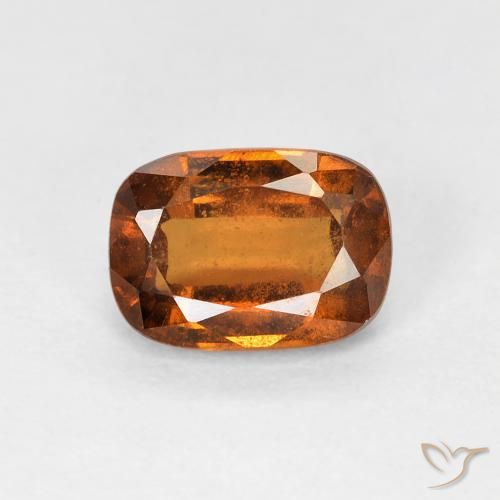 1.14ct Natürlicher Mittelorange Hessonit-Granat, Kissen, VVS-VS
