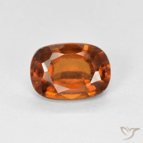 1.15ct Natürlicher Mittelorange Hessonit-Granat, Kissen, VVS-VS