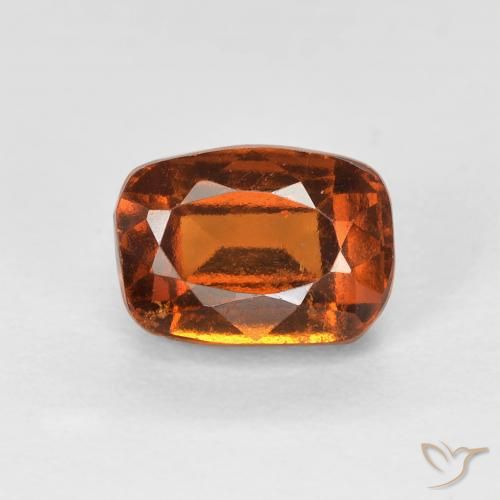1.57ct Natürlicher Mittelorange Hessonit-Granat, Kissen, VVS-VS