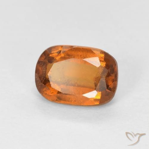 1.26ct Natürlicher Gelblich-orange Hessonit-Granat, Kissen, VVS-VS