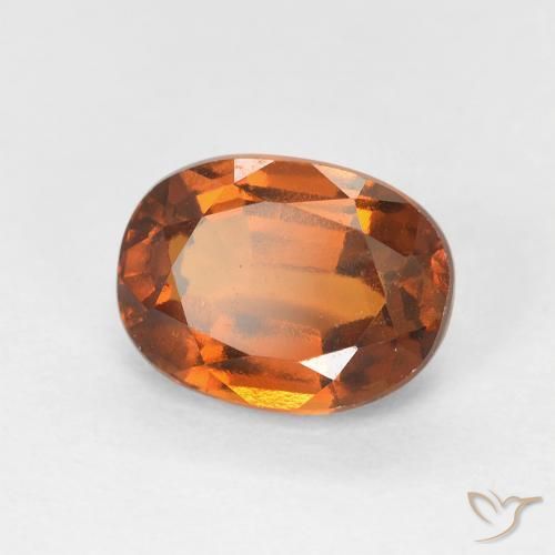 9,17 ctw natürlicher Mittelorange Hessonit-Granat, Oval, VVS-VS