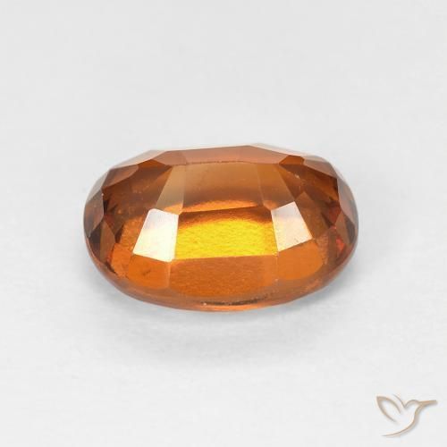 9,17 ctw natürlicher Mittelorange Hessonit-Granat, Oval, VVS-VS
