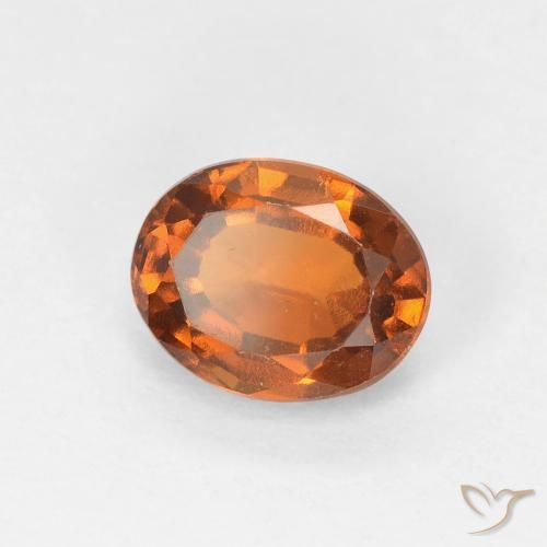 9,17 ctw natürlicher Mittelorange Hessonit-Granat, Oval, VVS-VS