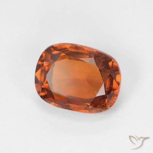 9,17 ctw natürlicher Medium Dark-Orange Hessonit-Granat, Kissen, VVS-VS