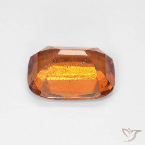 9,17 ctw natürlicher Medium Dark-Orange Hessonit-Granat, Kissen, VS