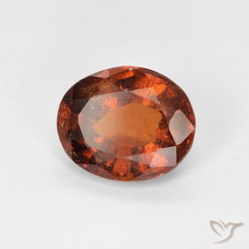9,17 ctw natürlicher Amber Orange Hessonit-Granat, Oval, VS