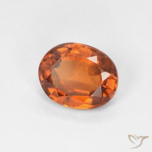 9,17 ctw natürlicher Medium Dark-Orange Hessonit-Granat, Oval, VS