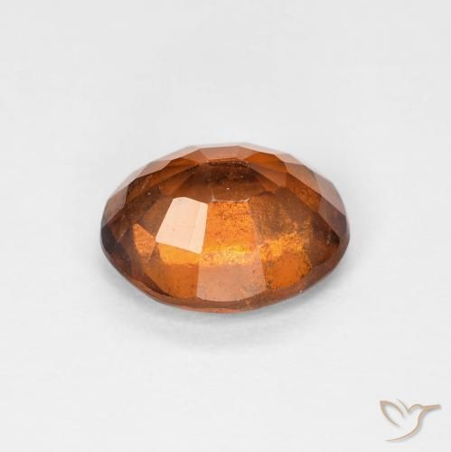 9,17 ctw natürlicher Medium Dark-Orange Hessonit-Granat, Oval, VS