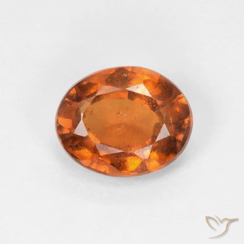 1.71ct Natürlicher tieforange Hessonit-Granat, Oval, VS