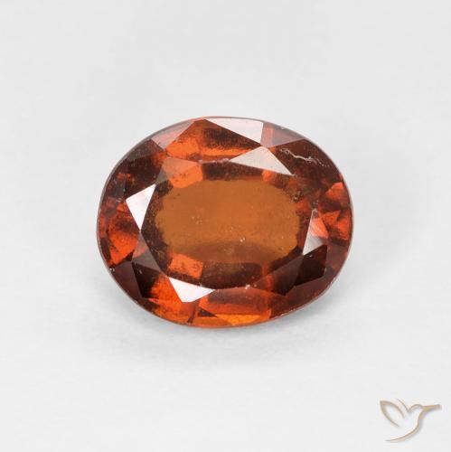 1.84ct Natürlicher Mittelorange Hessonit-Granat, Oval, VS