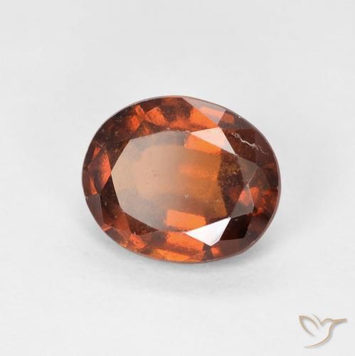 9,17 ctw natürlicher Mittelorange Hessonit-Granat, Oval, VS