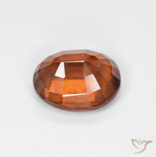 9,17 ctw natürlicher Mittelorange Hessonit-Granat, Oval, VS