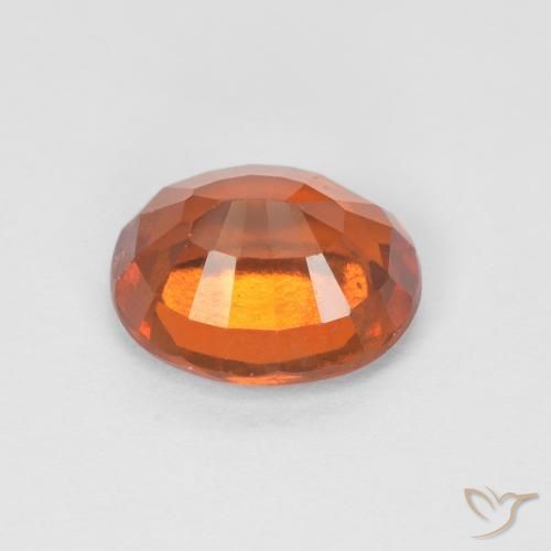 9,17 ctw natürlicher Medium Dark-Orange Hessonit-Granat, Oval, VS