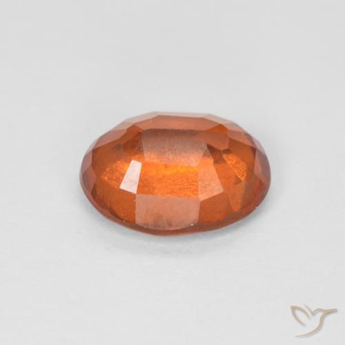 9,17 ctw natürlicher rötlich-orange Hessonit-Granat, Oval, VS