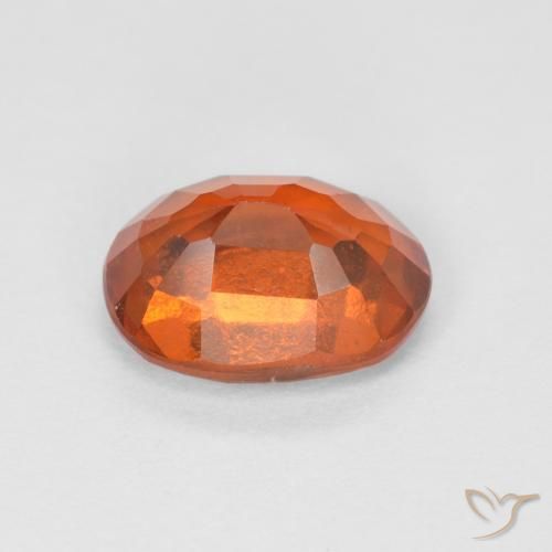 9,17 ctw natürlicher Medium Dark-Orange Hessonit-Granat, Oval, VS