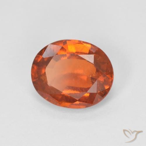 9,17 ctw natürlicher Feuerorange Hessonit-Granat, Oval, VS
