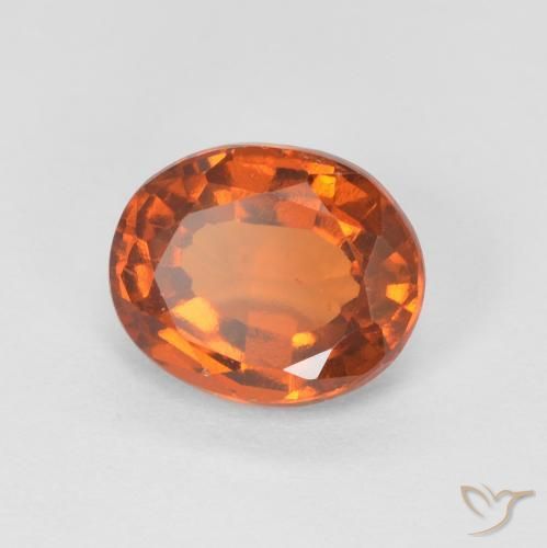 9,17 ctw natürlicher tieforange Hessonit-Granat, Oval, VVS