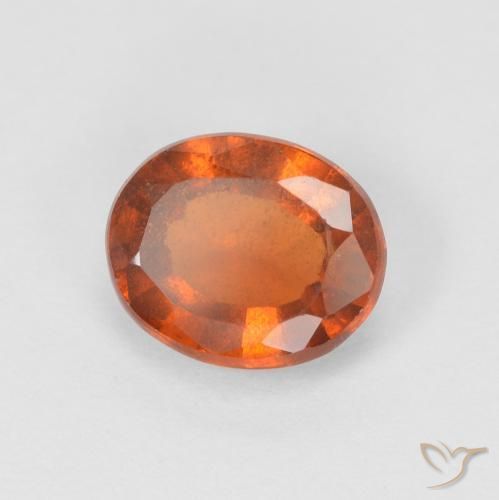 9,17 ctw natürlicher Medium Dark-Orange Hessonit-Granat, Oval, VS