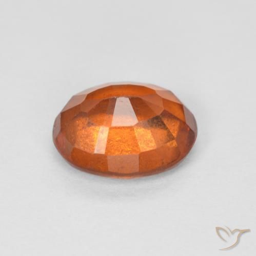 9,17 ctw natürlicher Medium Dark-Orange Hessonit-Granat, Oval, VS