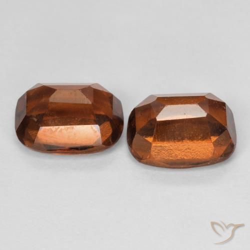 4.13 ct natürliche tieforange Hessonit-Granat-Edelsteine, Kissen, VS-SI