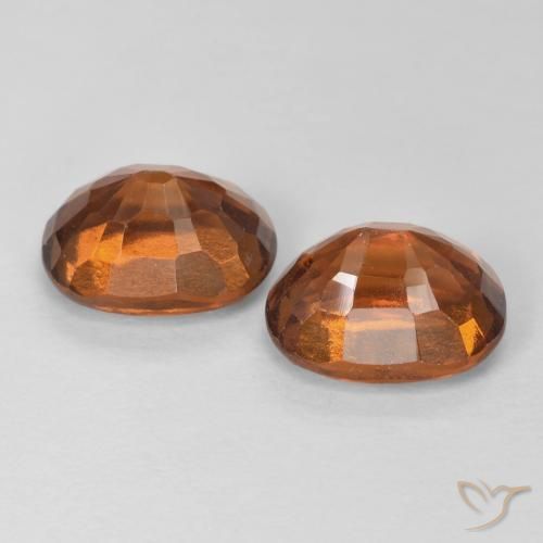 3.94 ct natürliche Amber Orange Hessonit-Granat-Edelsteine, Kissen, VS-SI