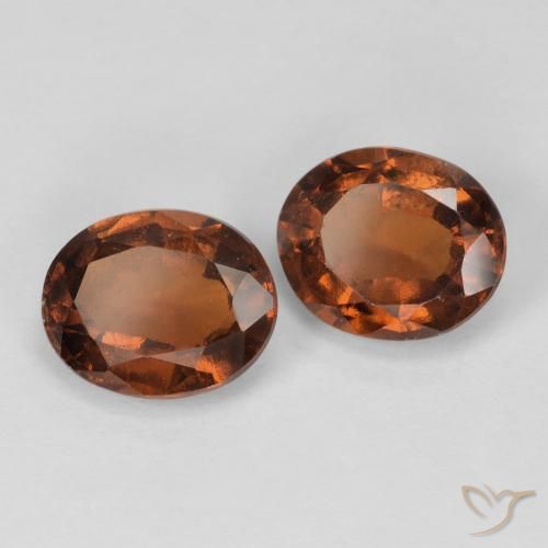 2.88ctw Natürlicher tieforange Hessonit-Granat, Oval, VS-SI