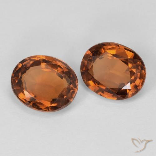 3.02 ct natürliche Amber Orange Hessonit-Granat-Edelsteine, Oval, VS-SI