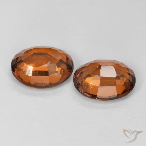 3.02 ct natürliche Amber Orange Hessonit-Granat-Edelsteine, Oval, VS-SI