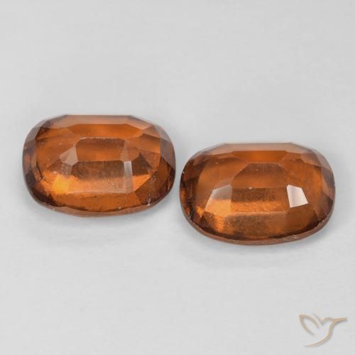 3.60 ct natürliche tieforange Hessonit-Granat-Edelsteine, Kissen, VS-SI