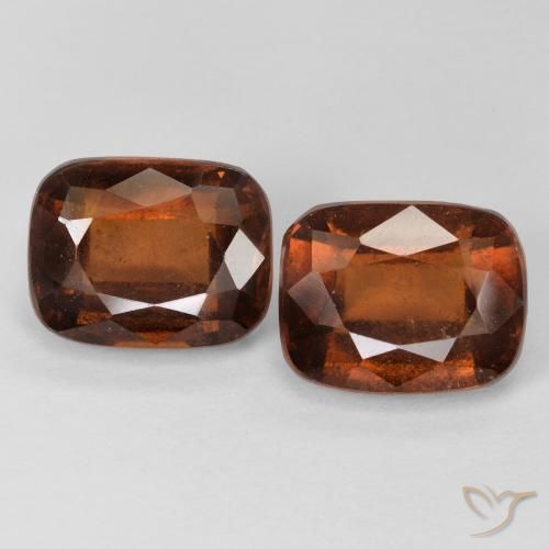 6.08ctw Natürlicher Amber Orange Hessonit-Granat, Kissen, VS-SI