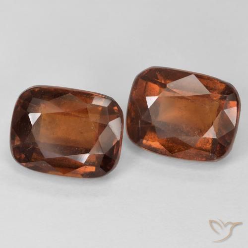 6.08 ct natürliche Amber Orange Hessonit-Granat-Edelsteine, Kissen, VS-SI