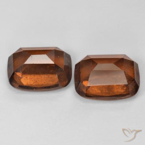 6.08 ct natürliche Amber Orange Hessonit-Granat-Edelsteine, Kissen, VS-SI