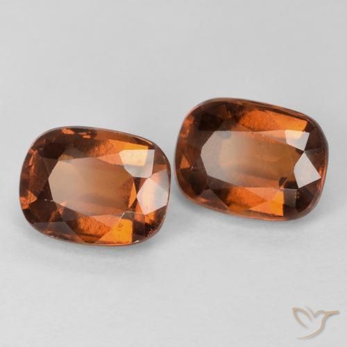 3.90 ct natürliche Amber Orange Hessonit-Granat-Edelsteine, Kissen, VS-SI