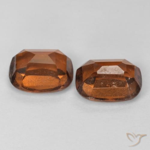 3.90 ct natürliche Amber Orange Hessonit-Granat-Edelsteine, Kissen, VS-SI