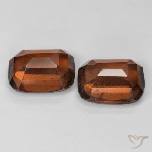 5.17 ct natürliche tieforange Hessonit-Granat-Edelsteine, Kissen, VS-SI