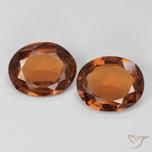 3.47ctw Natürlicher Amber Orange Hessonit-Granat, Oval, VS-SI