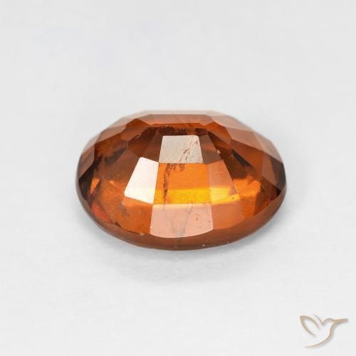 9,17 ctw natürlicher Medium Dark-Orange Hessonit-Granat, Oval, VS-SI