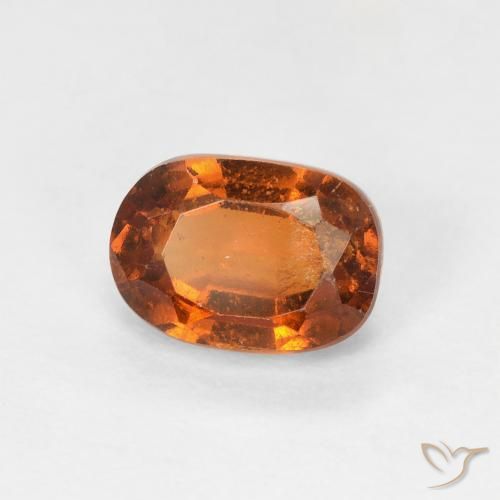9,17 ctw natürlicher tieforange Hessonit-Granat, Oval, VS