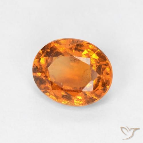 9,17 ctw natürlicher Mittelorange Hessonit-Granat, Oval, VS