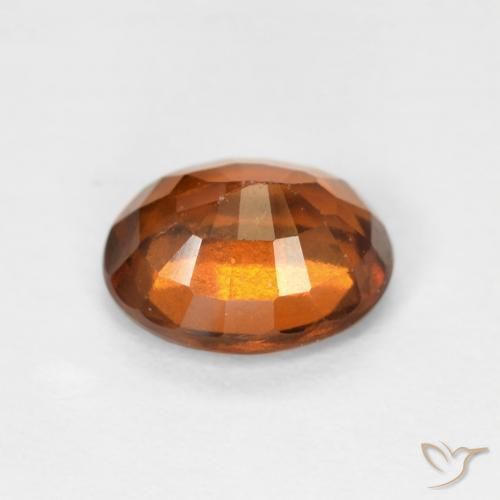 9,17 ctw natürlicher rötlich-orange Hessonit-Granat, Oval, VS