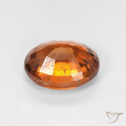 9,17 ctw natürlicher Medium Dark-Orange Hessonit-Granat, Oval, VVS-VS