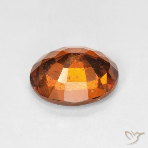 9,17 ctw natürlicher Medium Dark-Orange Hessonit-Granat, Oval, VS-SI