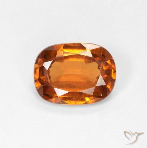 1.48ct Natürlicher Gelblich-orange Hessonit-Granat, Kissen, VVS-VS