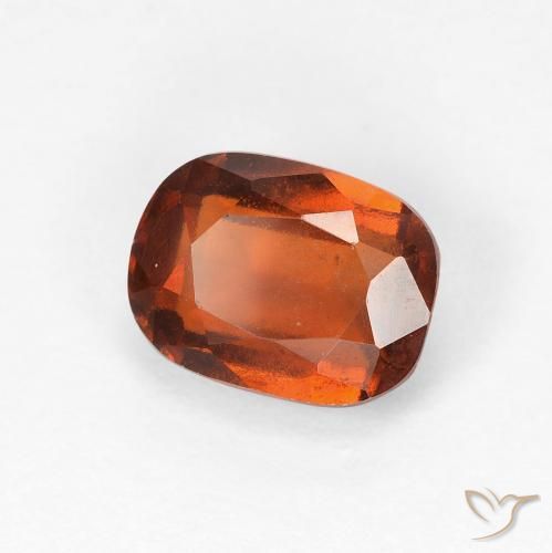 9,17 ctw natürlicher rötlich-orange Hessonit-Granat, Kissen, VVS-VS