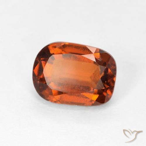 9,17 ctw natürlicher rötlich-orange Hessonit-Granat, Kissen, VVS-VS