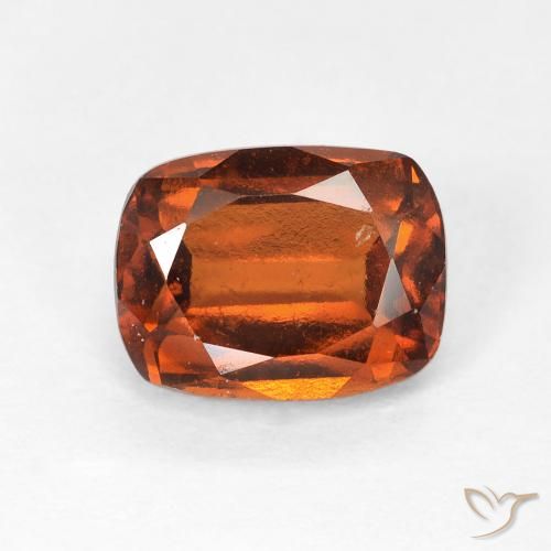 2.53ct Natürlicher Amber Orange Hessonit-Granat, Kissen, VVS-VS