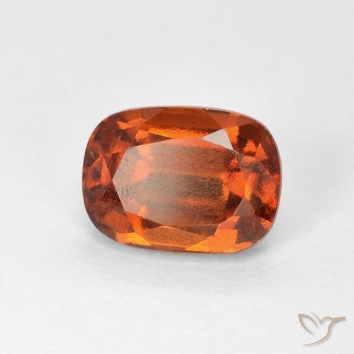 2.05ct Natürlicher Amber Orange Hessonit-Granat, Kissen, VVS-VS