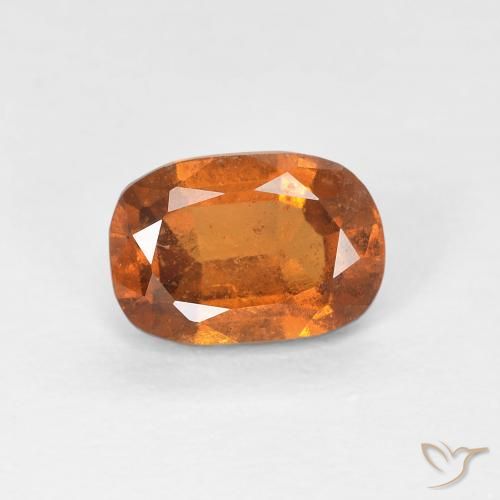 1.00ct Natürlicher Gelblich-orange Hessonit-Granat, Oval, VS-SI