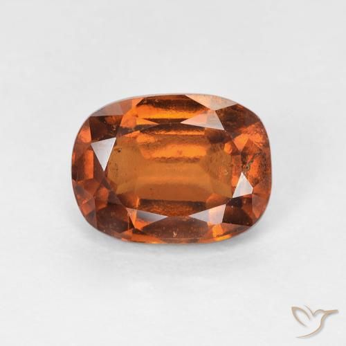 1.80ct Natürlicher rötlich-orange Hessonit-Granat, Kissen, VS-SI
